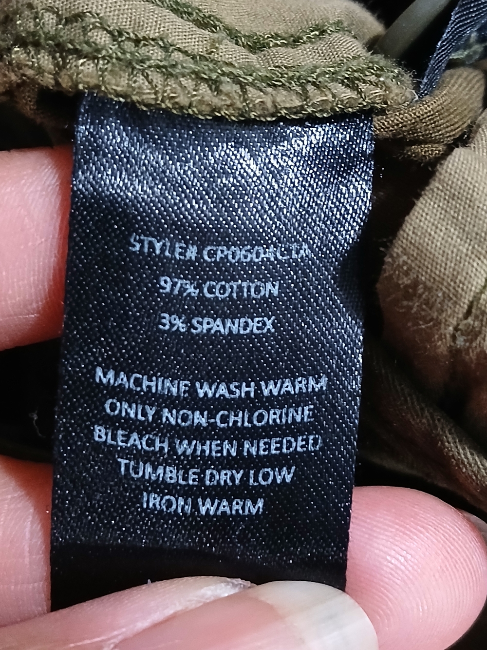 Sanctuary Olive Green Camo Straight-Leg Cargo Pants Pockers Women's Size 29 - Picture 7 of 7
